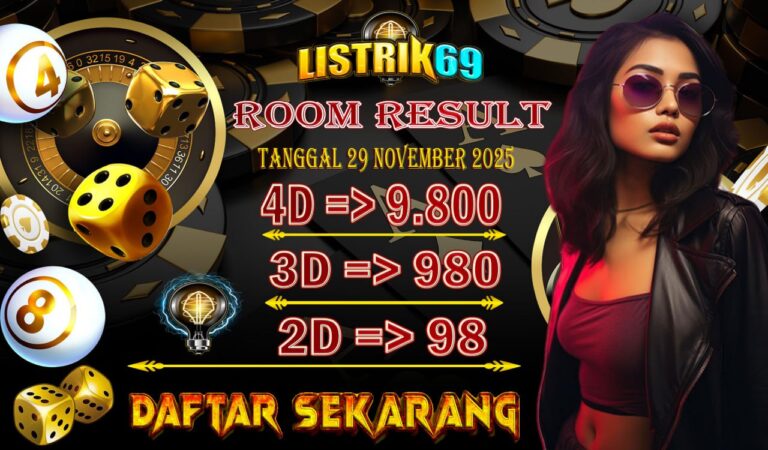Listrik69: Situs Toto Terpercaya dengan Prediksi Akurat & Peluang Menang Lebih Besar