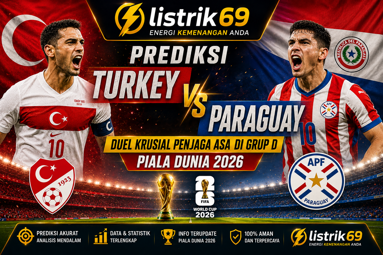 GAMBAR prediksi Turkey vs Paraguay