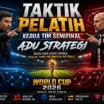 gambar Taktik Pelatih Kedua Tim Semifinal
